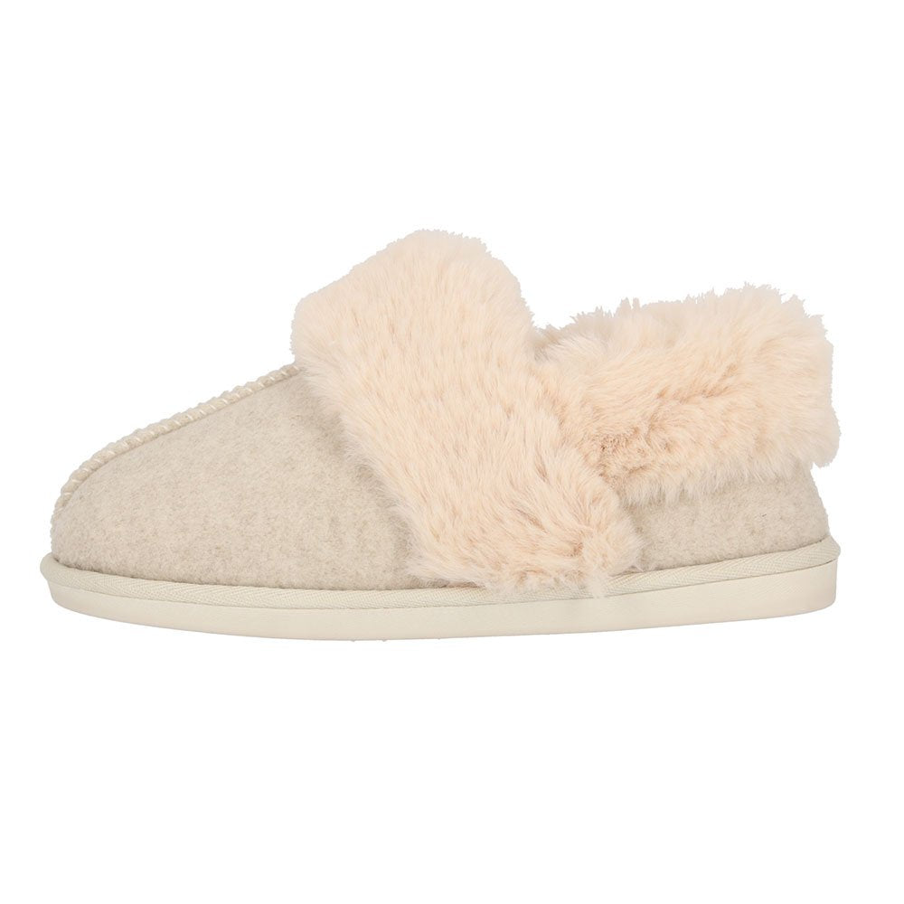 MP - Instap Sloffen Dames | Vilt | Off White | Maat 37/38