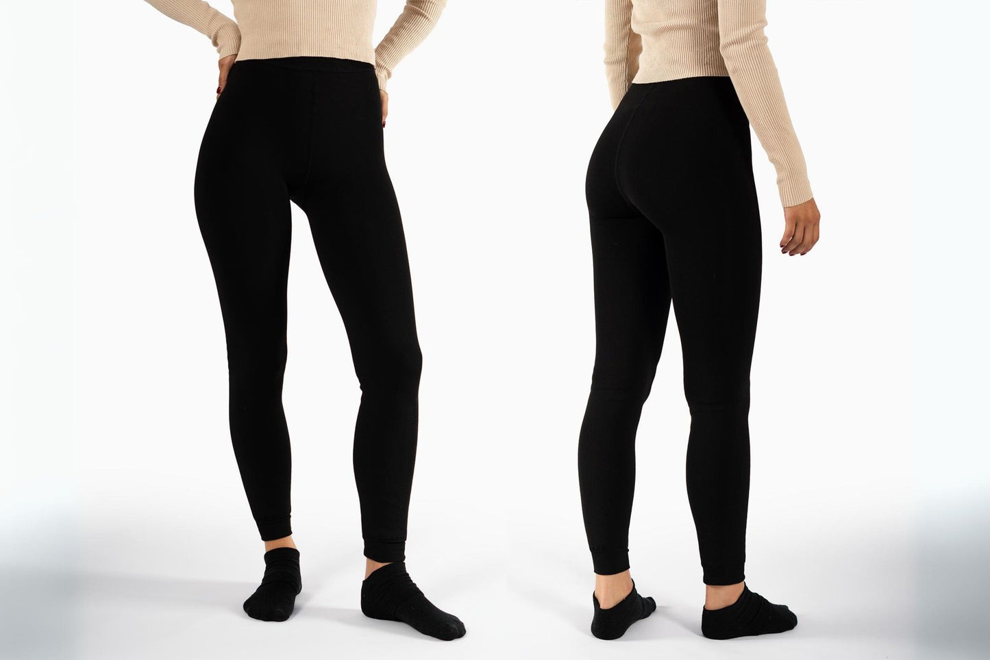 MP - Heat Essentials - Fleece Legging Dames - Zwart - S/M - 1 Pack