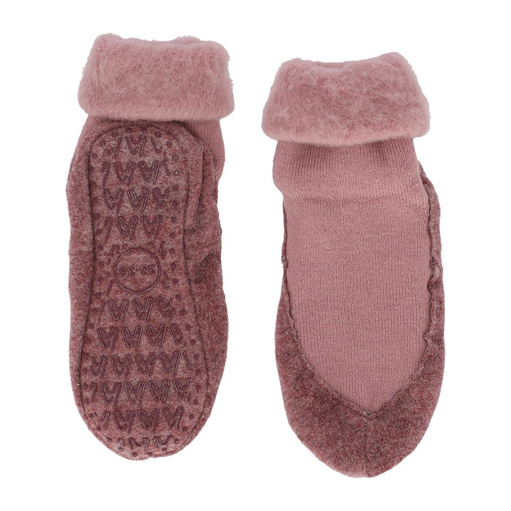 MP - Heat Essentials Wollen Pantoffel Sokken - Paars - 41/42