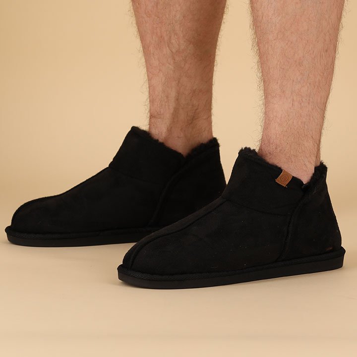 MP - Heat Essentials - Pantoffels Heren - Zwart - 43/44 - Heren Pantoffels - Sloffen Heren