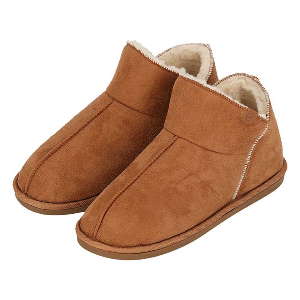 MP - Heat Essentials - Suede Pantoffels Dames - Cognac - 39/40