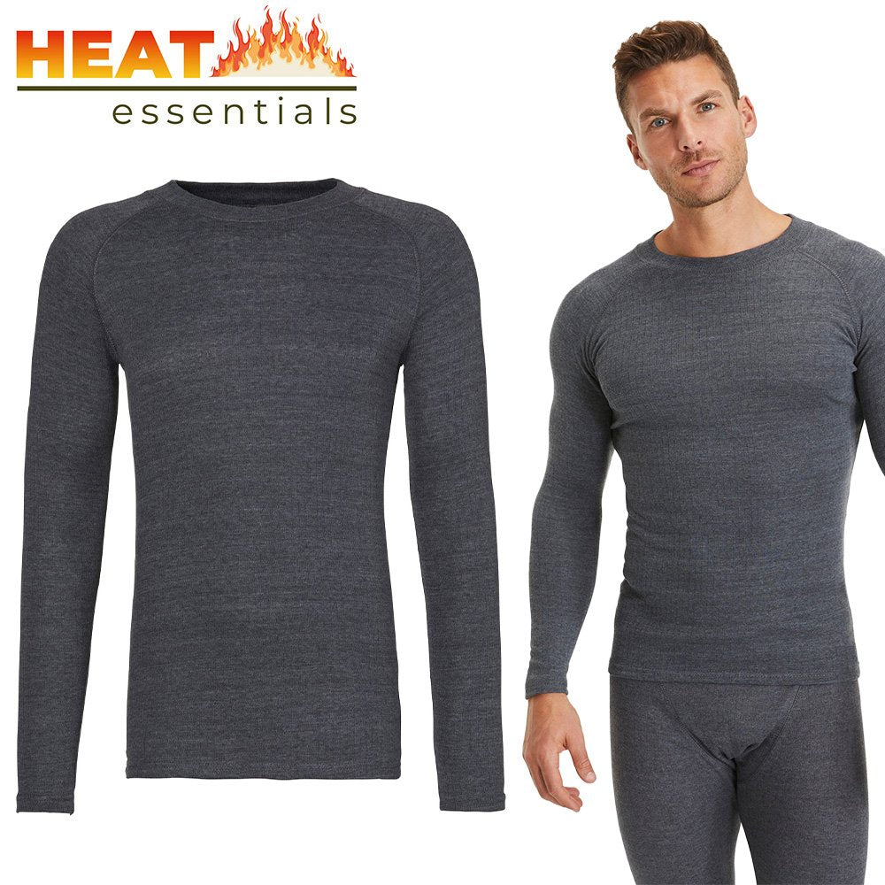 MP - Heat Essentials - ThermoShirt Heren - Antraciet Grijs - M