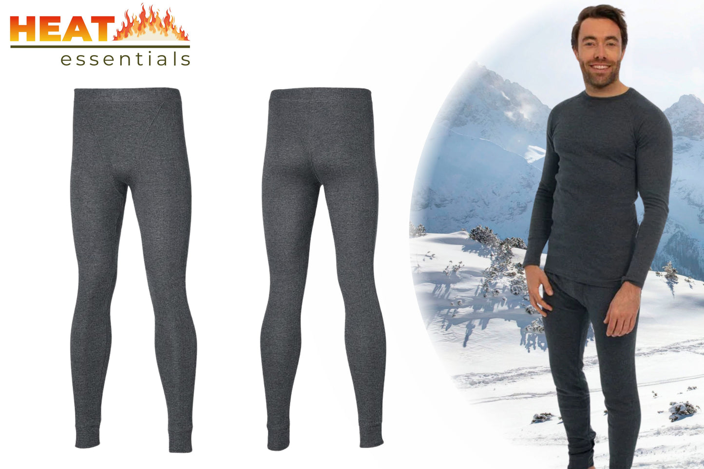 MP - Heat Essentials - Thermobroek Heren - Zwart - XL