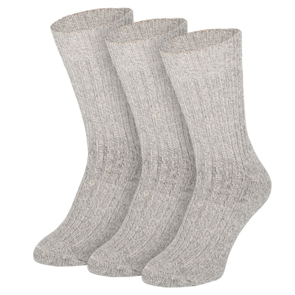 MP - Heat Essentials - Noorse Wollen Sokken - 3 paar - Grijs - Maat 39/42 - Werksokken Heren 39 42