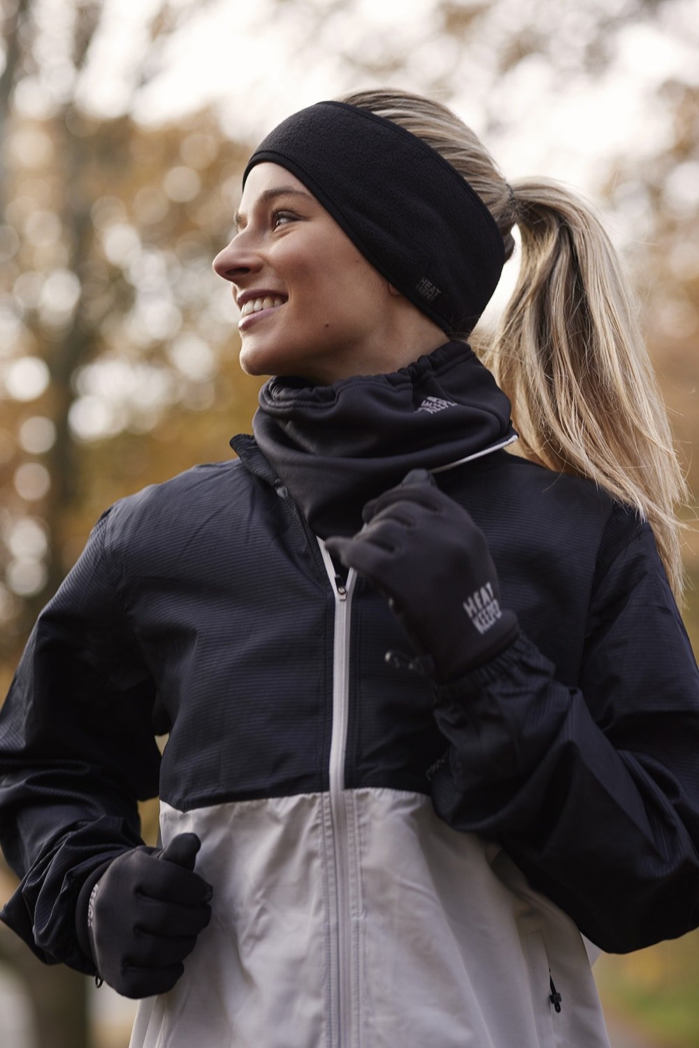 MP - Heat Essentials Thermo Fleece Hoofdband - Zwart One Size