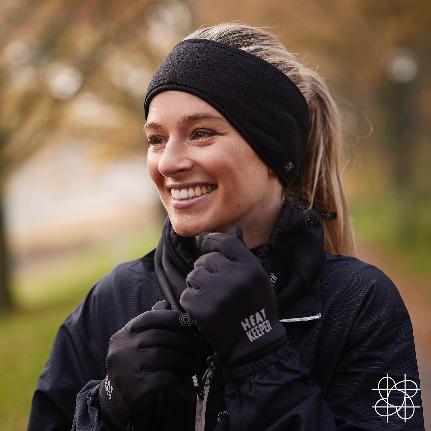 MP - Heat Essentials Thermo Fleece Hoofdband - Zwart One Size
