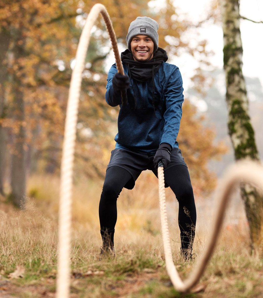 MP - Heat Essentials - Thermo Legging Heren - Zwart - XL/XXL
