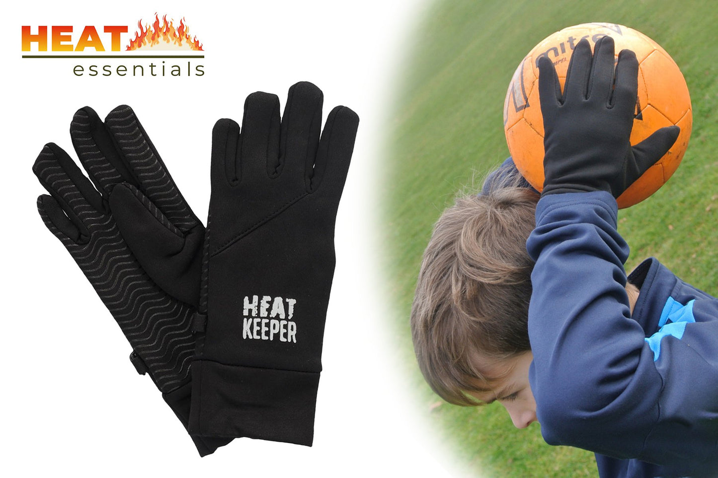 MP - Heat Essentials - Thermo Handschoenen Kinderen - Maat 14+ S/M - Extra Grip - Softshell