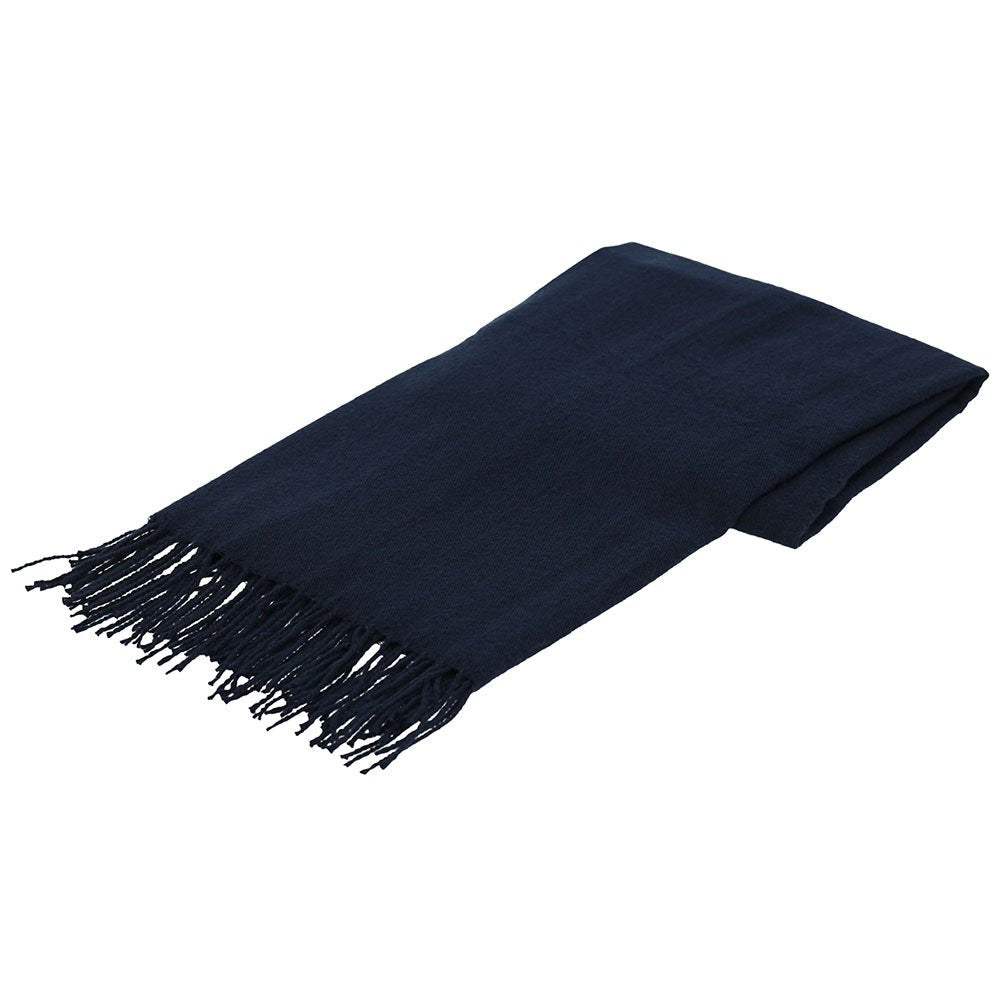 MP - Sjaal Dames - Sjaal Heren - Navy Blauw - Geweven