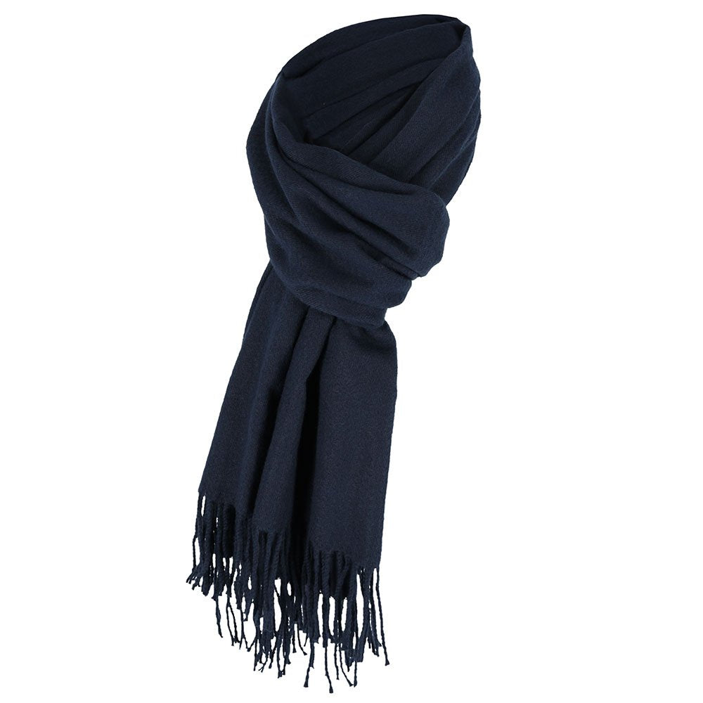 MP - Sjaal Dames - Sjaal Heren - Navy Blauw - Geweven