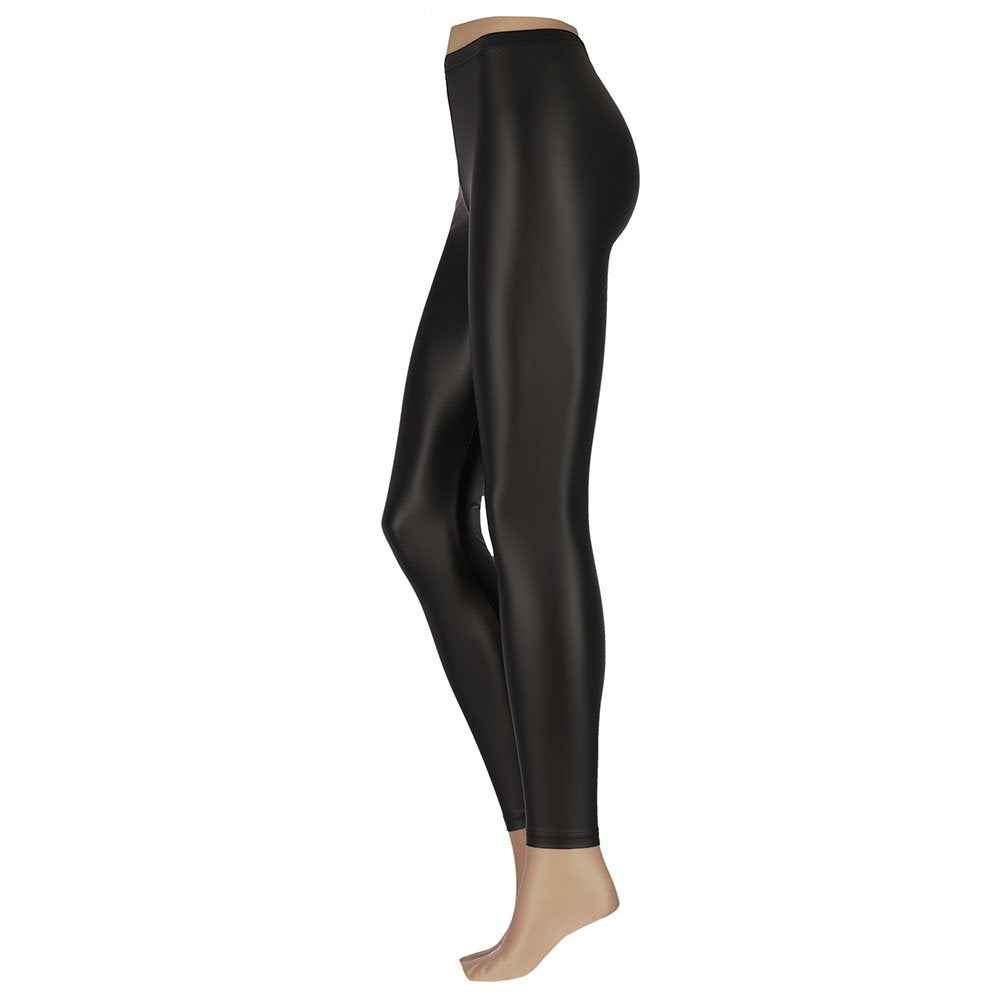 MP - Legging Dames Leather Look Zwart - Maat L/XL