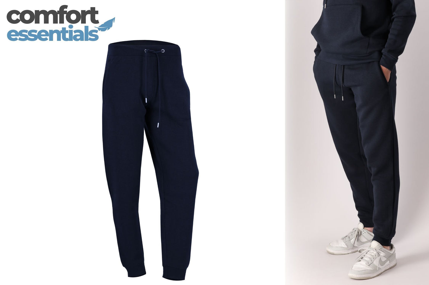 Comfort Essentials Heren Sweatpants Navy M