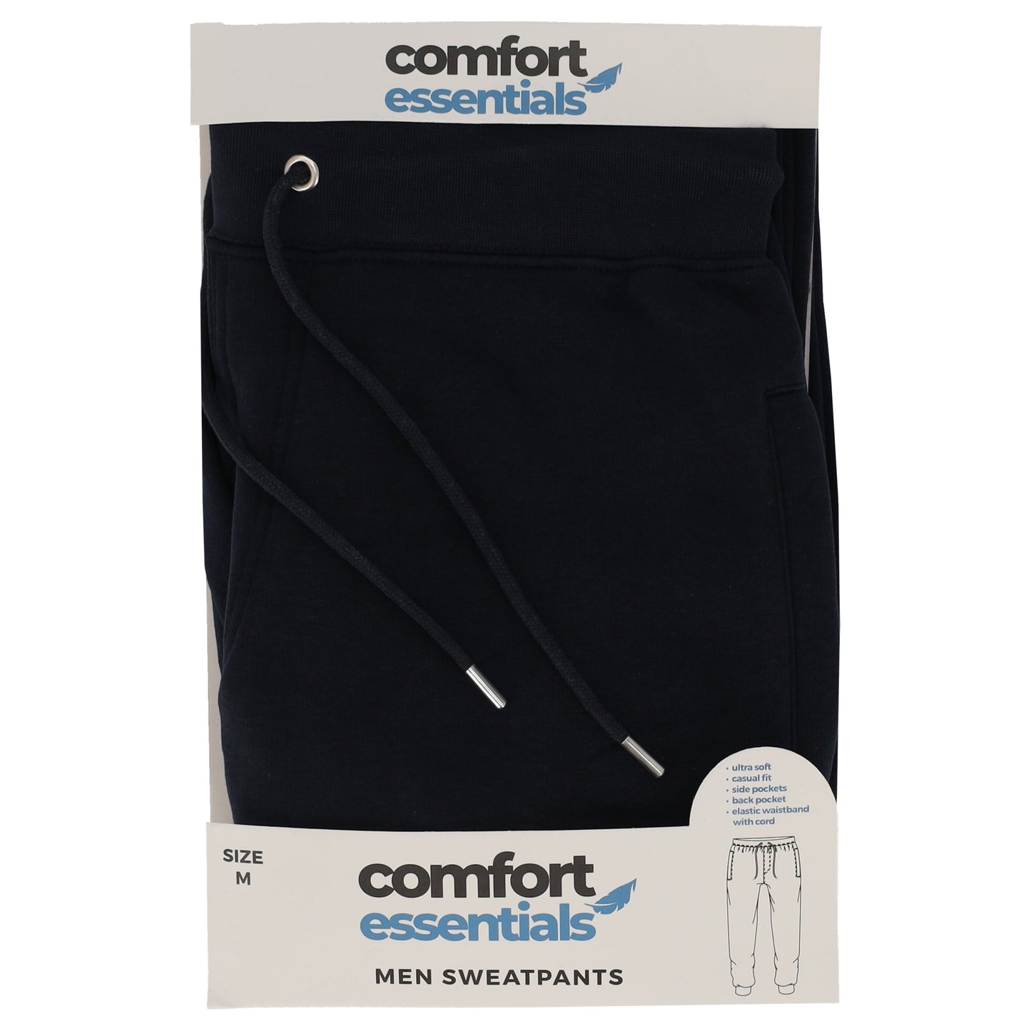 Comfort Essentials Heren Sweatpants Navy M