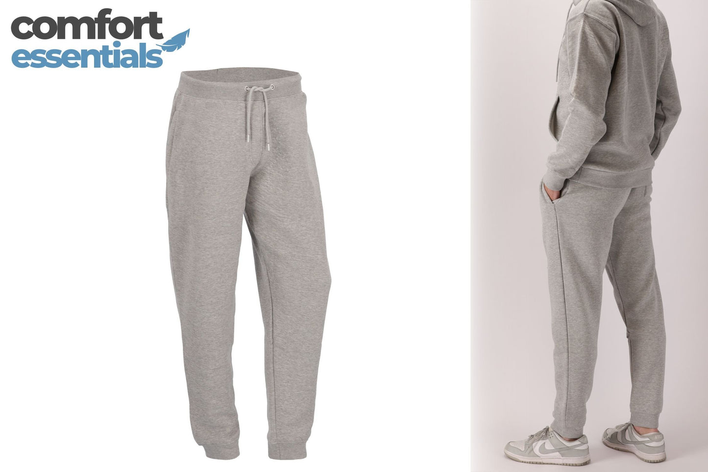 Comfort Essentials Heren Sweatpants Grijs XXL