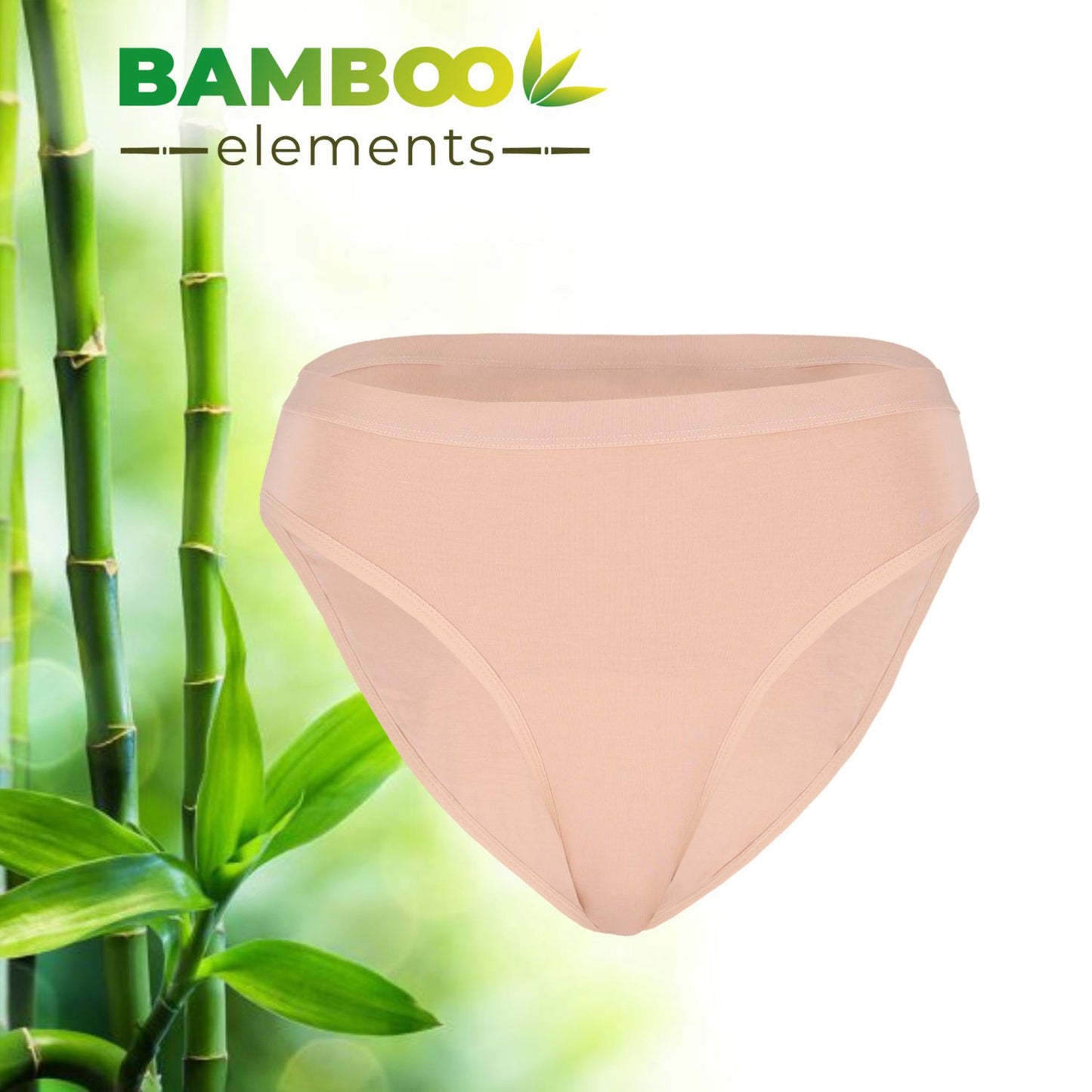 Bamboo  Period Underwear Brief Nude L