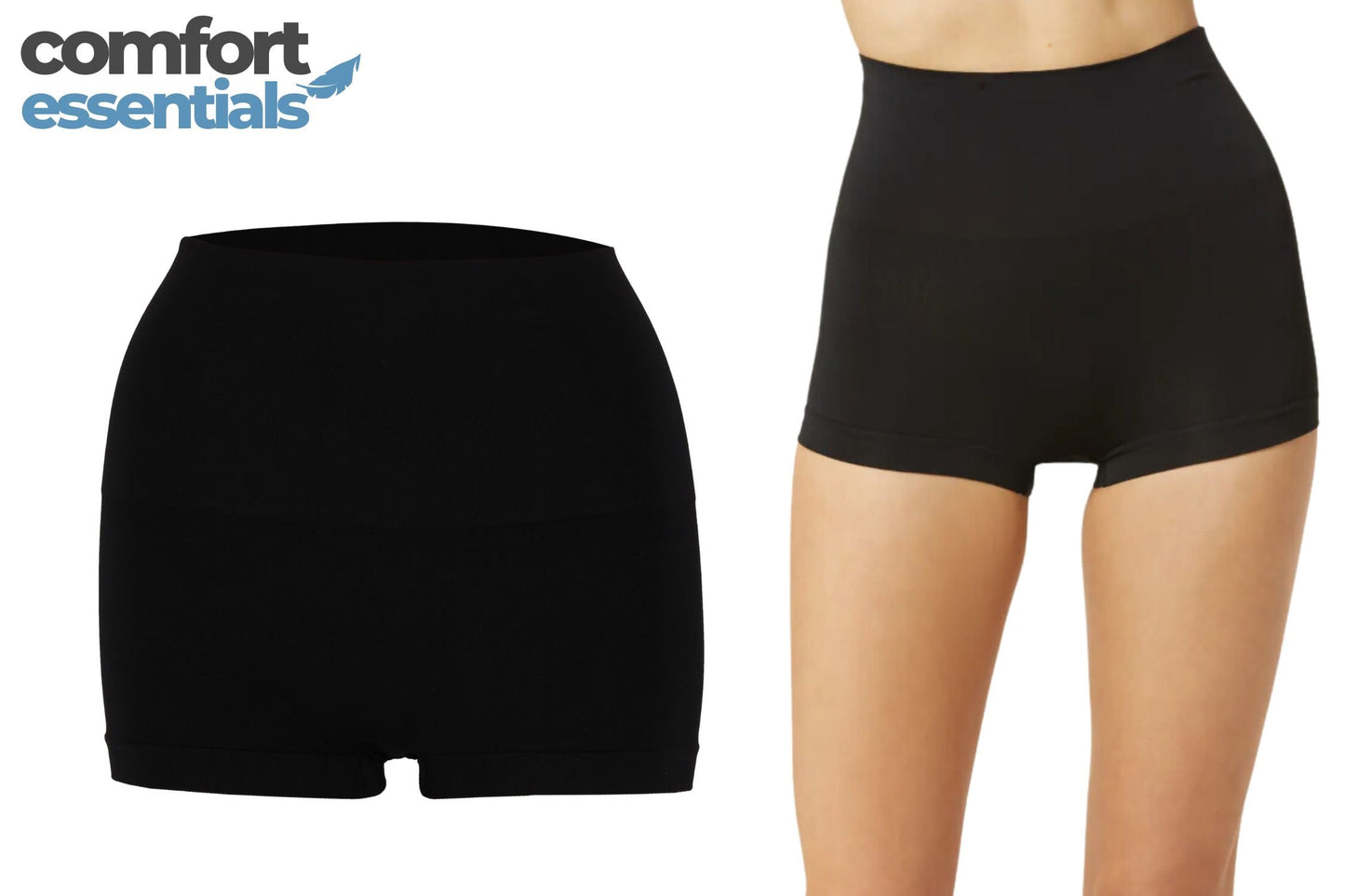 Comfort Essentials Dames Shapewear Hipster Zwart XL