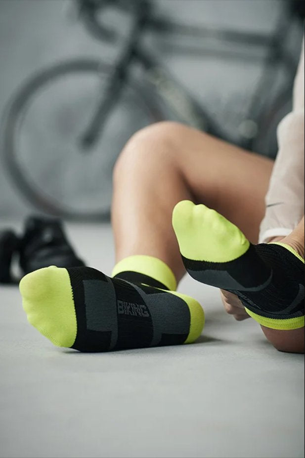 MP - Comfort Essentials Fietssokken Hoog 3-Pack   - Multi Zwart - Maat 35/38