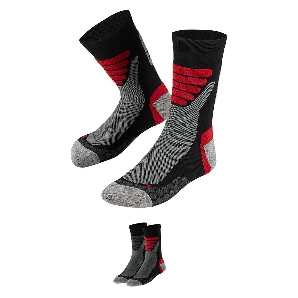 MP - Comfort Essentials Wandelsokken All Weather 2-Pack  - Multi Zwart - Maat 39/42