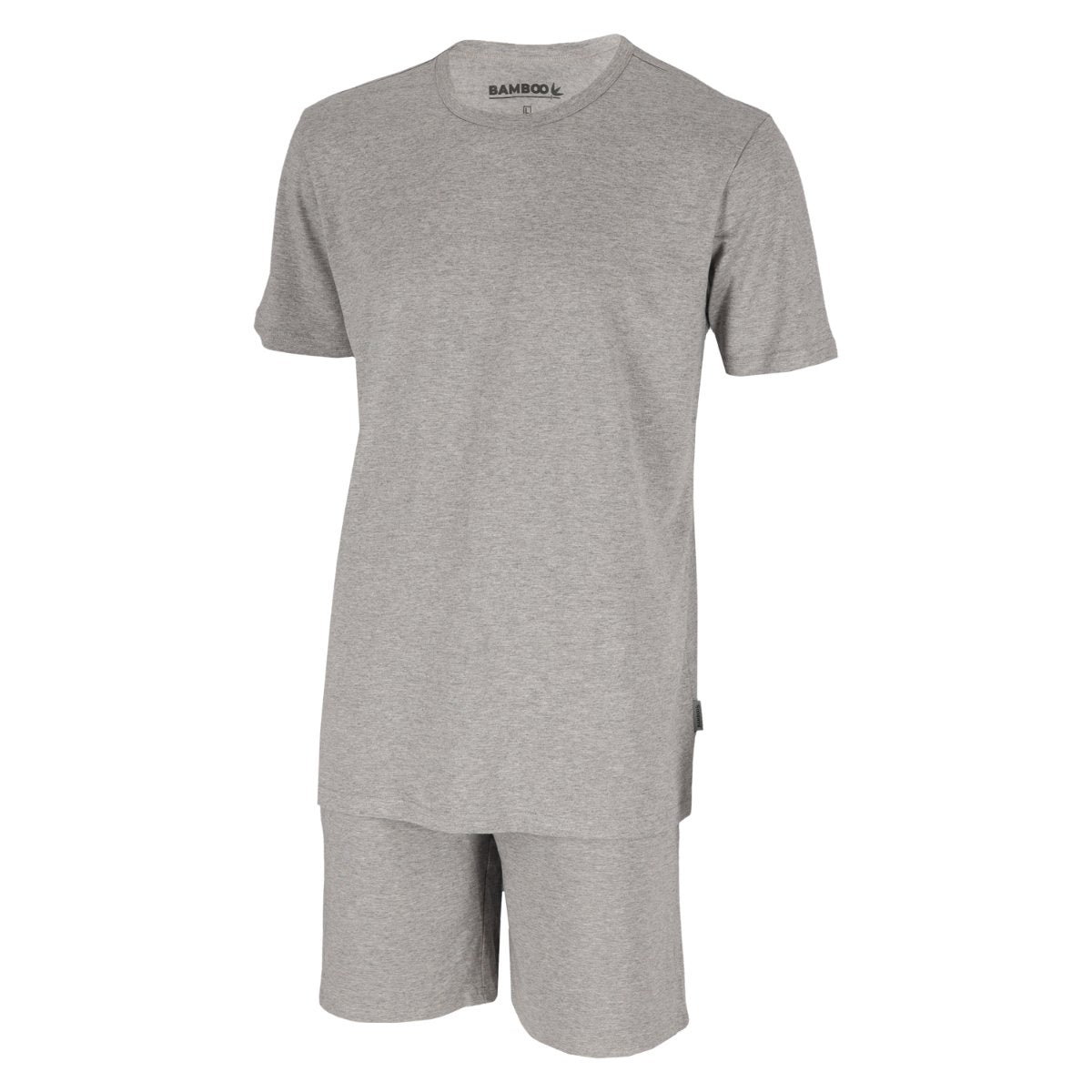 Bamboo Elements Pyjamaset Shortama Grijs XXL