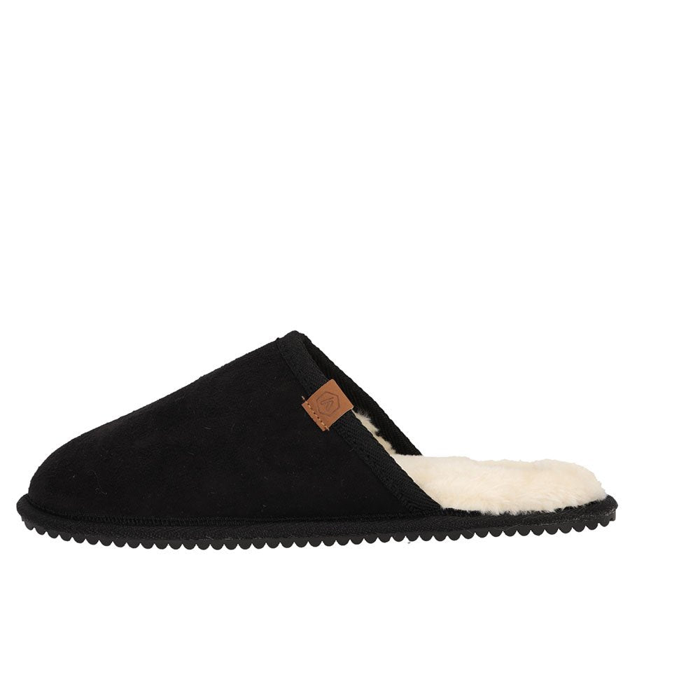 MP - Heat Essentials - Suede Pantoffels Dames Instap - Zwart - 39/40