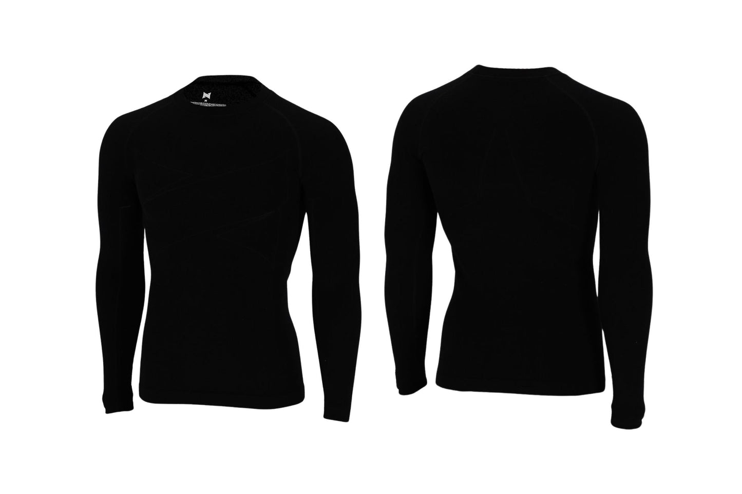 MP - Heat Essentials Thermo Shirt Heren - Merinowol Shirt - Zwart - Maat XL