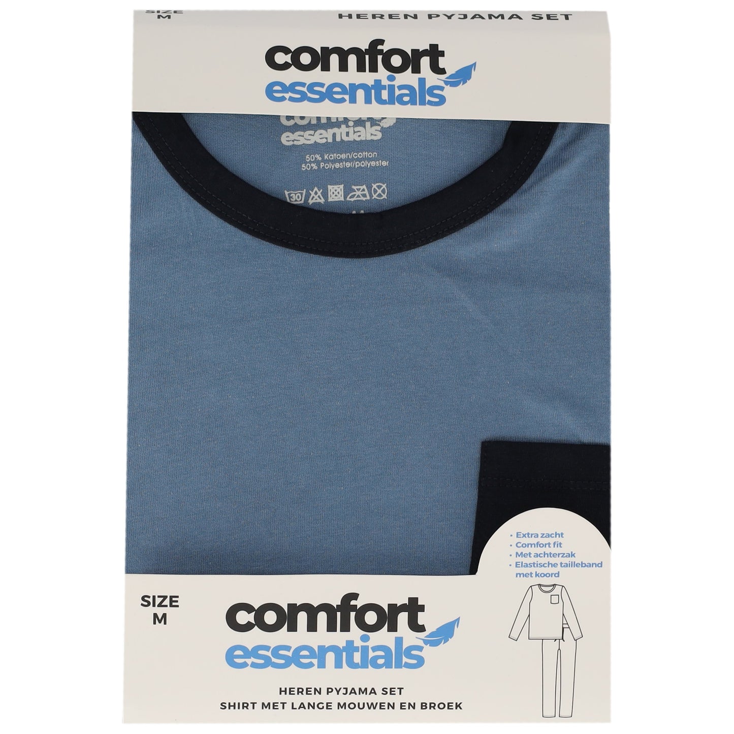 CE Heren Pyjama Set Navy XXL