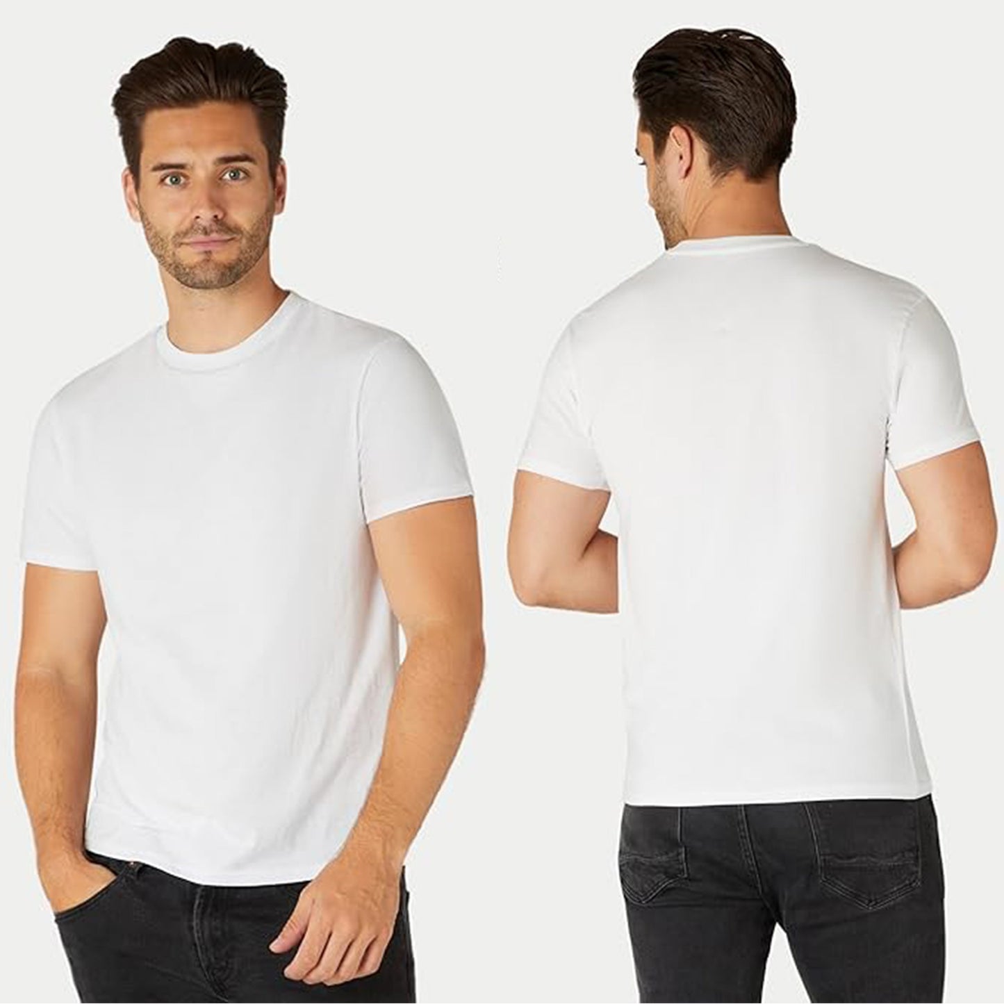 MP - Comfort Essentials -T Shirt Heren - 3pk XXL - Wit Grijs Zwart Classic