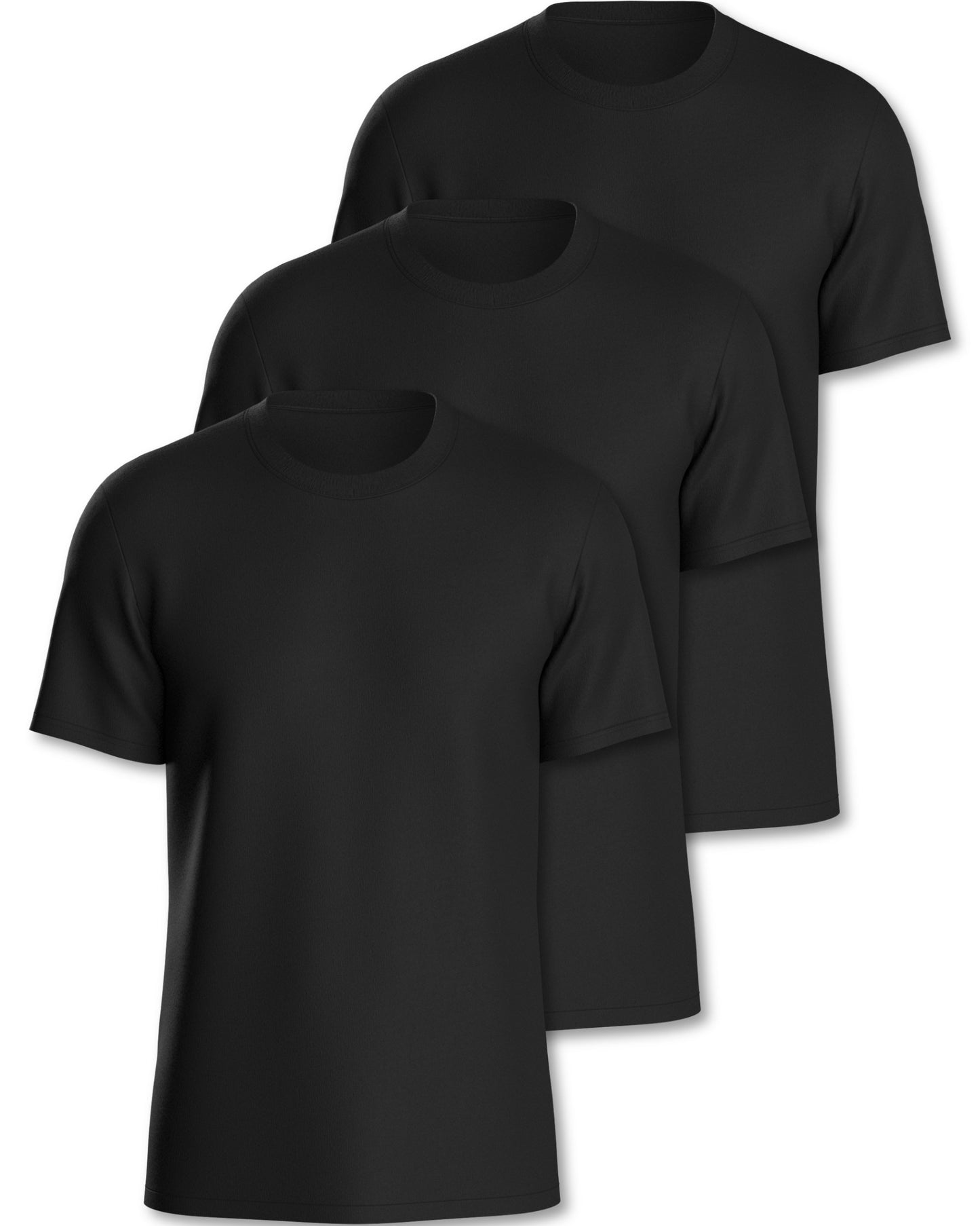 MP - Comfort Essentials -T Shirt Heren - 3pk M - Zwart