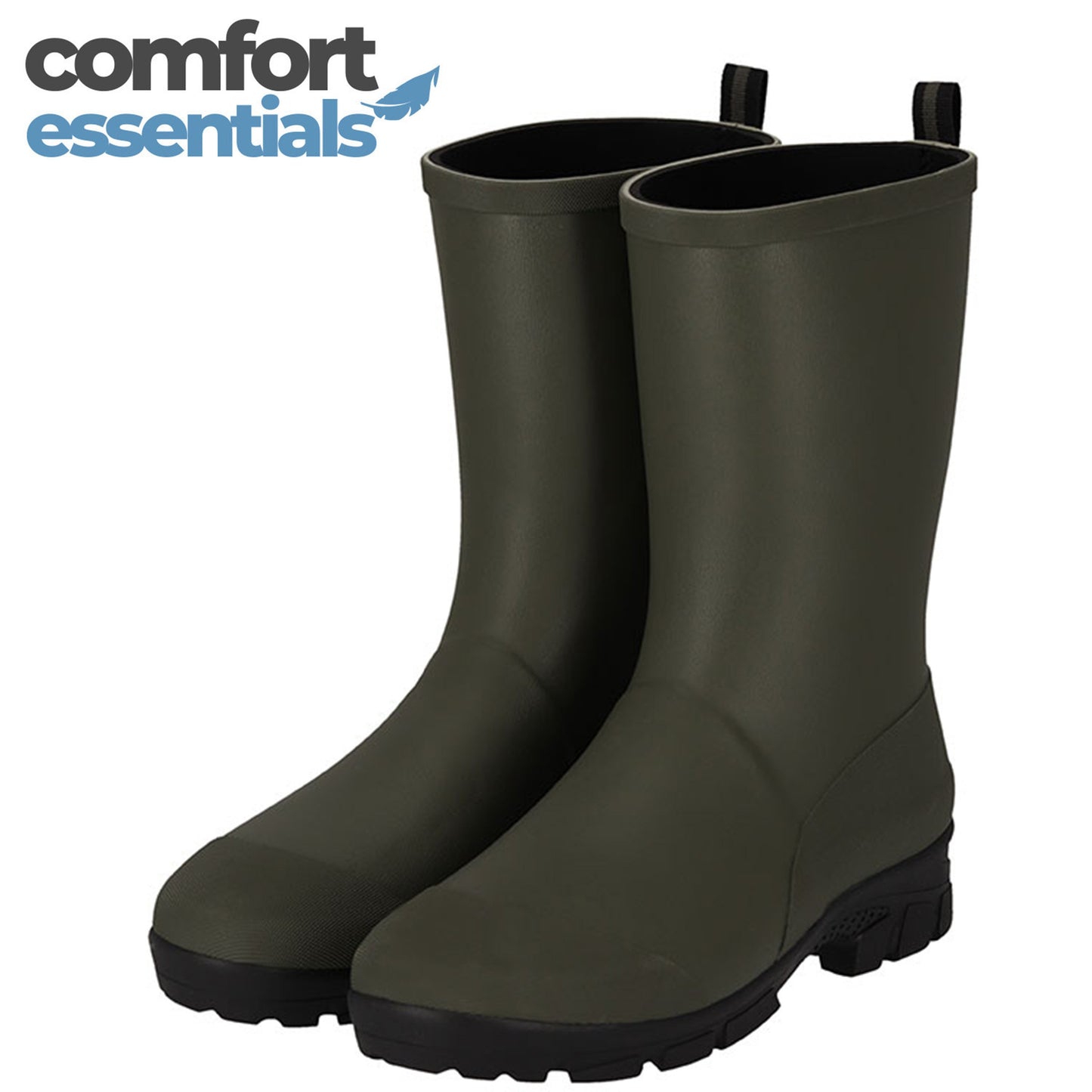 MP - Comfort Essentials - Hoge Regenlaarzen Heren - Groen - Maat 41 - Rubber