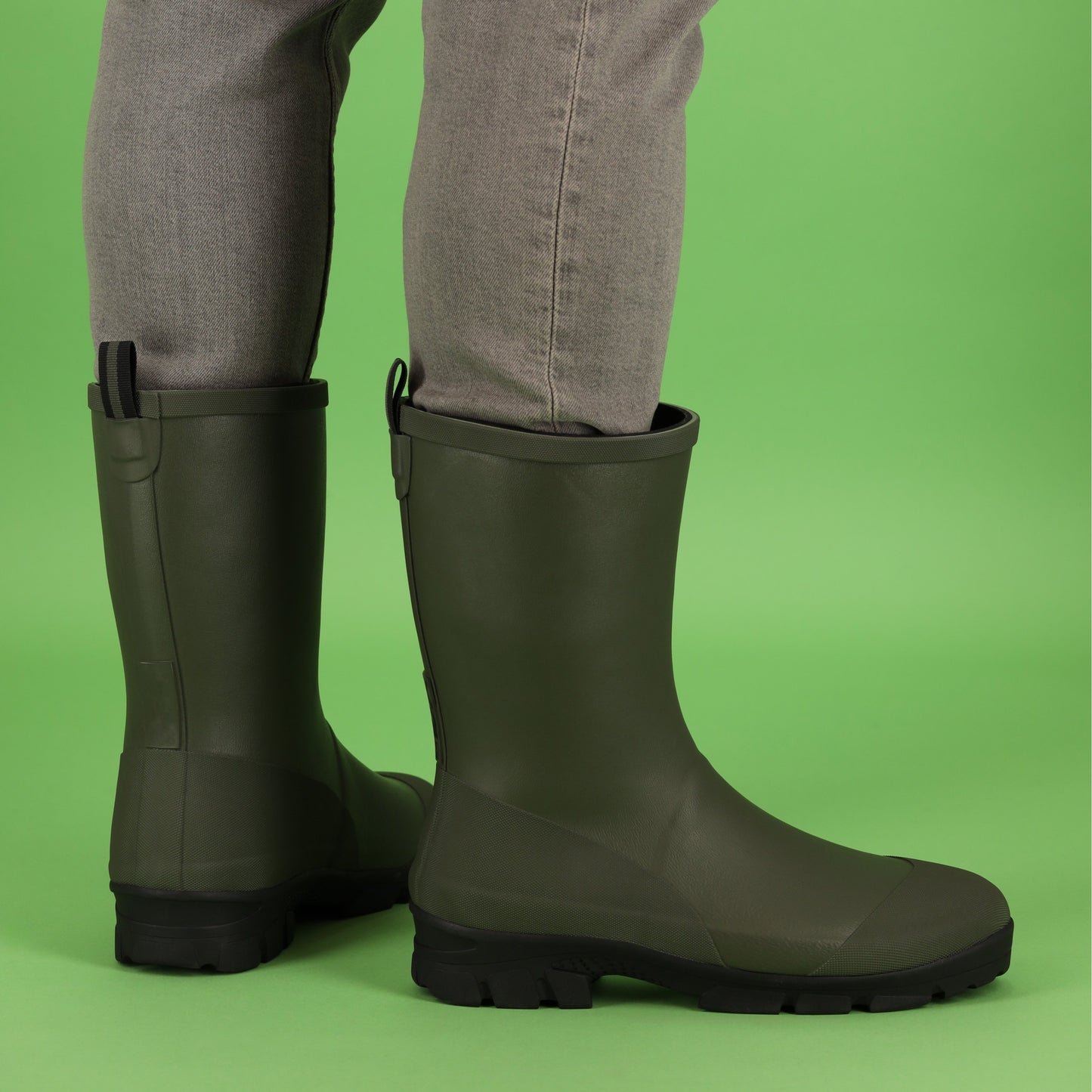 MP - Comfort Essentials - Hoge Regenlaarzen Heren - Groen - Maat 41 - Rubber
