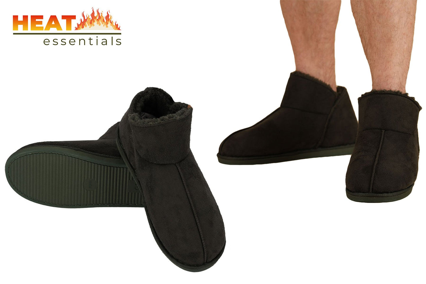 MP - Heat Essentials - Pantoffels Heren - Donkergroen - 41/42
