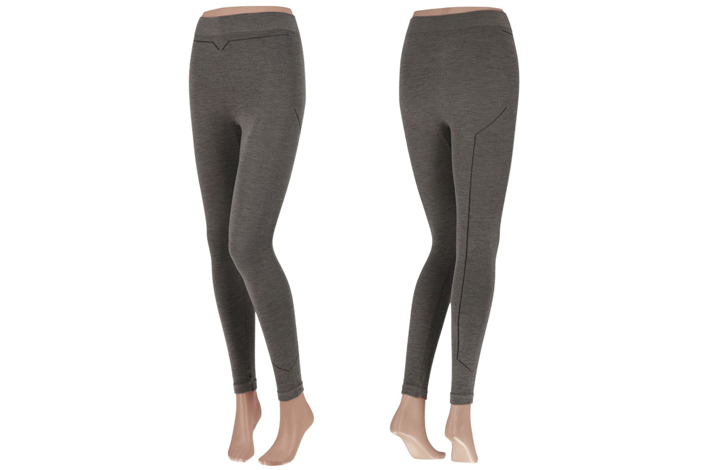 MP - Heat Essentials Thermo Legging Dames- Merinowol - Grijs - L