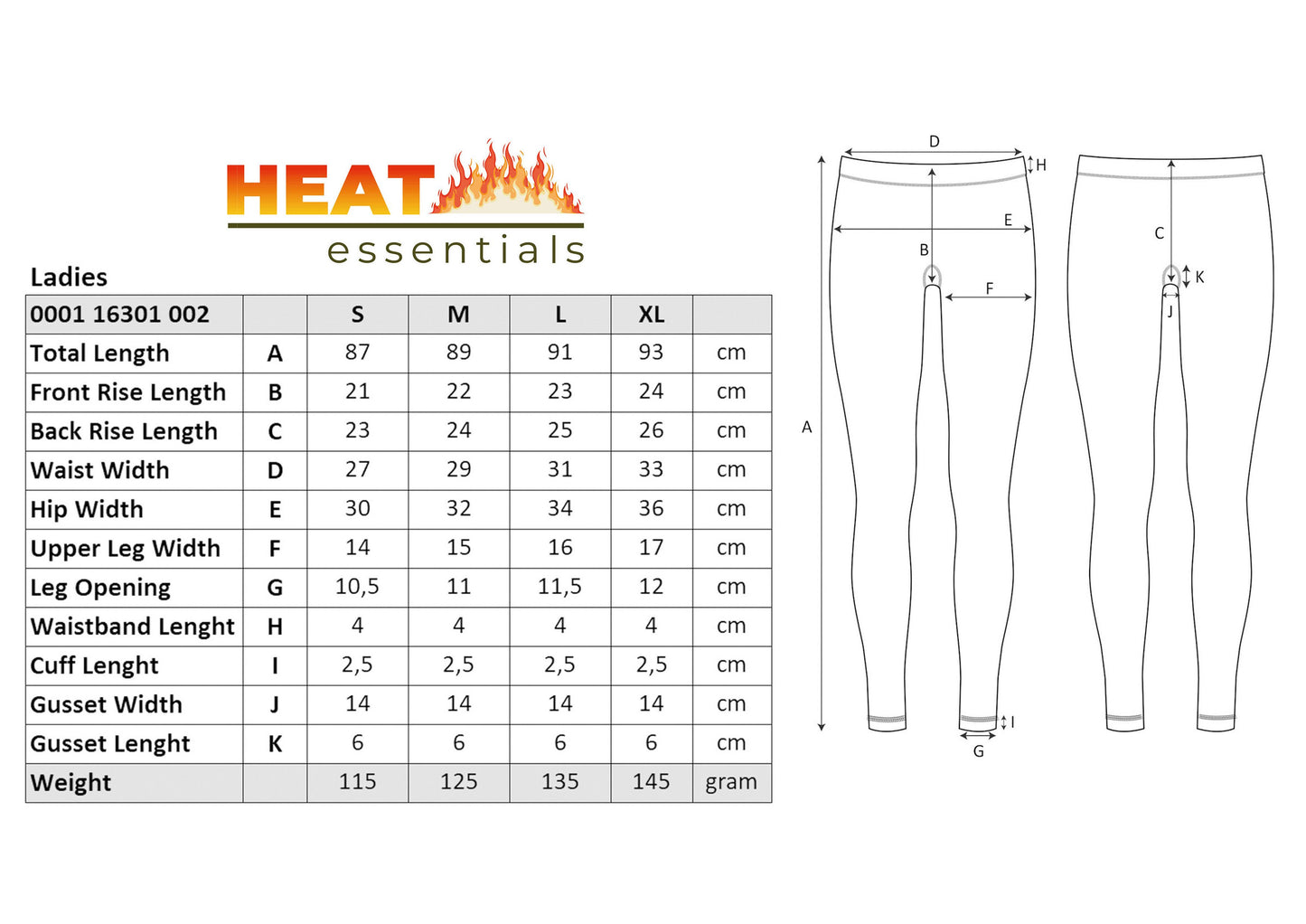 MP - Heat Essentials Thermo Legging Dames- Merinowol - Grijs - L