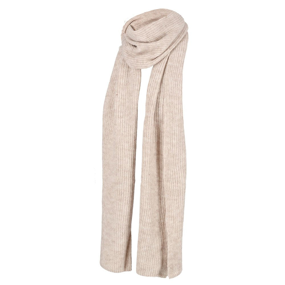 Heat Essentials gebreide sjaal Wol White Mel (OS)