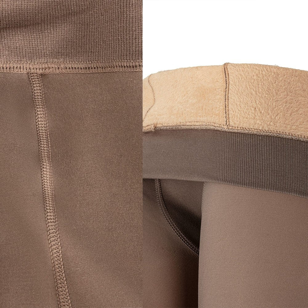 Dames Fleece Lounge Panty Skin Nude XXXL