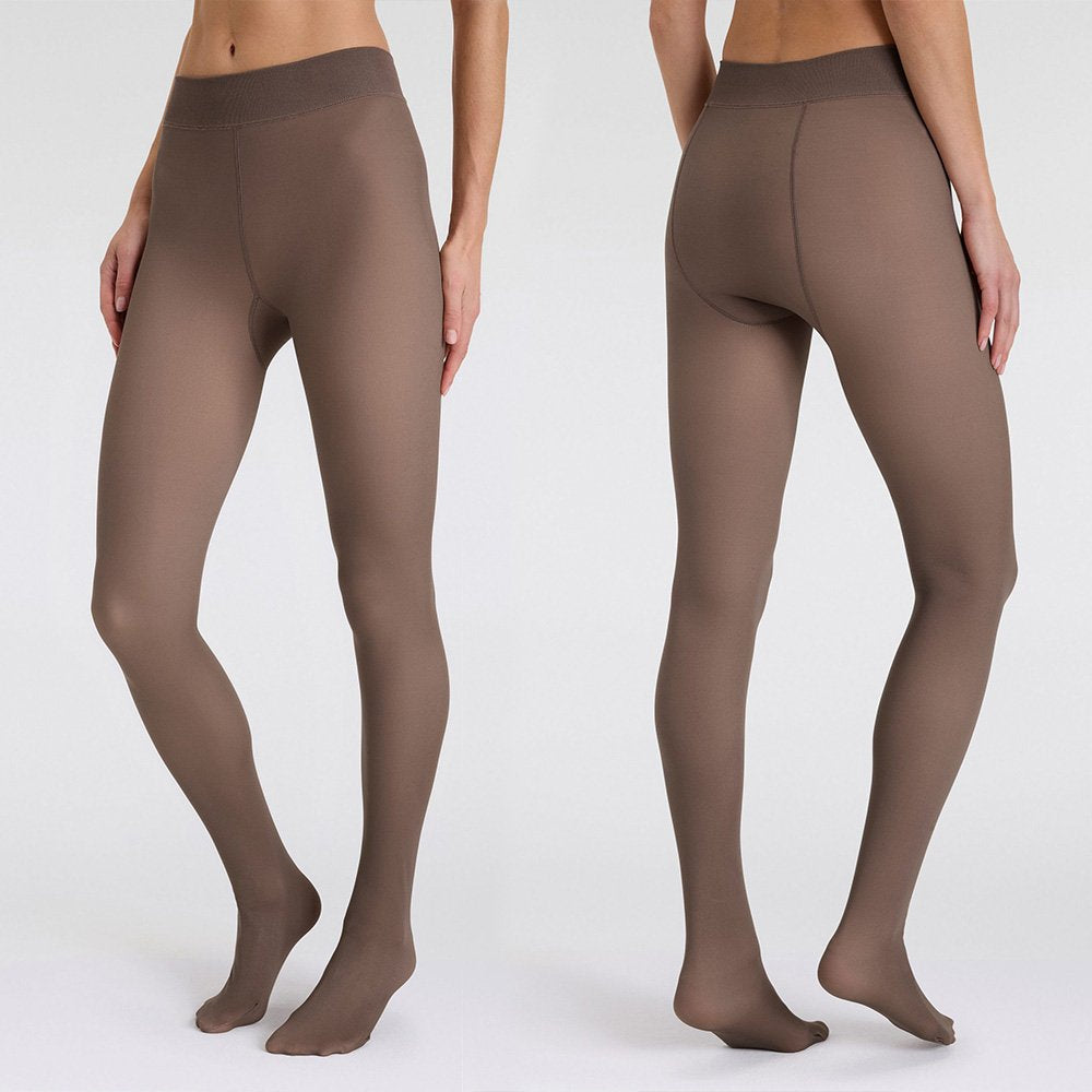 Dames Fleece Lounge Panty Skin Nude XXXL