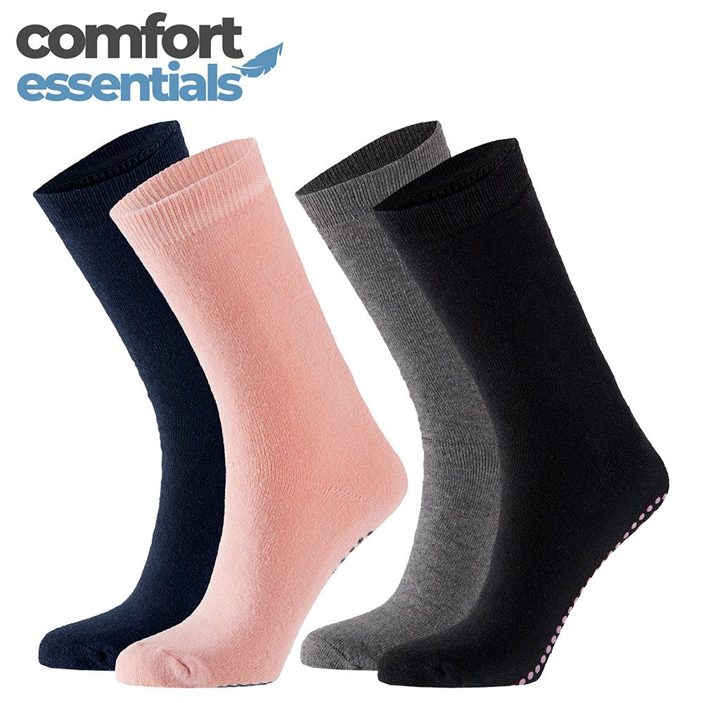 Antislip Sokken Dames 4pk Assorti 35/42