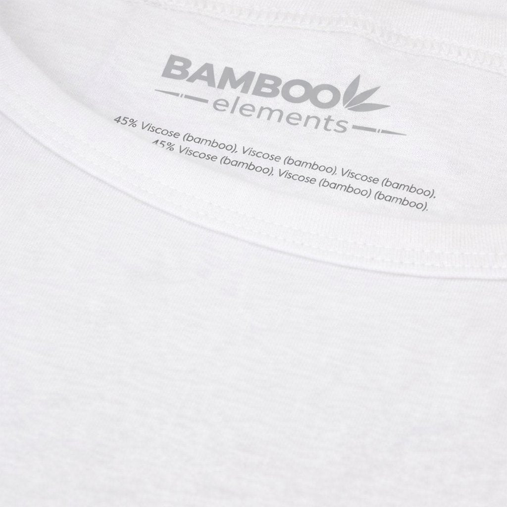 BE Bamboe Heren T-Shirt Mouwloos 2pk Wit XXL